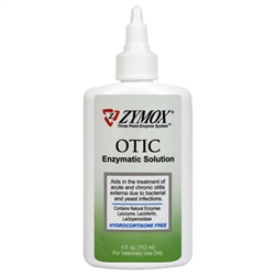 Zymox Otic HC 1% Enzymatic Solution l Treatment Ear Infections