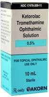 Ketorolac tromethamine ophthalmic clearance solution for dogs