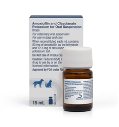 Clavamox Oral Suspension For Dogs and Cats I Amoxicillin and ...